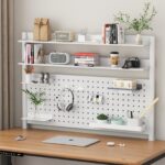 데스크탑 소형 책장 데스크탑 수납 선반 학생 공간 절약 홈 다층 어린이 사무실 수납 선반 홀 보드 - 이미지 2