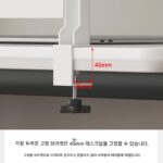 데스크탑 소형 책장 데스크탑 수납 선반 학생 공간 절약 홈 다층 어린이 사무실 수납 선반 홀 보드 - 이미지 5