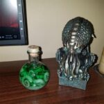 추운 밤 크툴루 신화 동상 크툴루 문어 장식품 크툴루 유럽과 미국 수제 소설 게임 주변기기 - 이미지 2