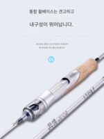 하오톤 실버윙 마코우 로드 마이크로 루어 로드 낚싯대 UL 스트림 카본 배출 워터 드롭 휠 스피닝 휠 풀세트 - 이미지 3