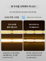 LED 양면 발광 상단 코너 라인 램프 표면 설치 천장 없음 슬롯 없음 알루미늄 합금 램프 통 코너 내부 코너 라인 램프 - 이미지 3