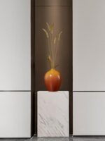 평화로운 해 황동 밀 이삭 오프닝 보리 구리 장식품 가벼운 럭셔리 거실 틈새 캐비닛 장식 입주 축하 생일 선물 - 이미지 2