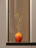 평화로운 해 황동 밀 이삭 오프닝 보리 구리 장식품 가벼운 럭셔리 거실 틈새 캐비닛 장식 입주 축하 생일 선물 - 이미지 4