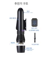 패들보드 전기 프로펠러 보트 카약 서핑보드 모터 500W 무브러시 모터 MRS 수중 부스터 - 이미지 2