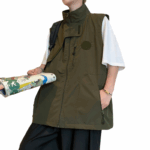 미국 헤비웨이트 베스트 남성 봄 가을 트렌드 브랜드 인스 스탠드업 칼라 슬리브리스 하이 스트리트 내셔널 트렌드 니치 아우터웨어 - 이미지 5