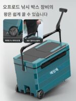 시트 박스, 대용량 경쟁용 낚시 박스, 바퀴 달린 낚시 박스, 다기능 낚시 박스 세트 전체 세트, 테이블 낚시 박스, 경량 - 이미지 3