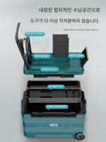 시트 박스, 대용량 경쟁용 낚시 박스, 바퀴 달린 낚시 박스, 다기능 낚시 박스 세트 전체 세트, 테이블 낚시 박스, 경량 - 이미지 4