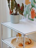 usm 모듈 캐비닛 중년 투명 핸드메이드 거실 침실 사이드 캐비닛 보관 캐비닛 랙 모던 심플 보관 캐비닛 - 이미지 3