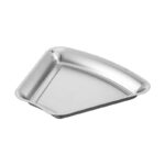 한국식 스테인리스 스틸 냄비 반찬 접시 바베큐 간식 접시 그룹 원형 접시 플래터 세트 골드 플레이트 저녁 접시 - 이미지 5