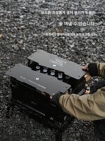 Shanqu 야외 보관 상자 캠핑 오프닝 상자 알루미늄 합금 접이식 전술 상자 다기능 조합 접합 상자 액세서리 - 이미지 5