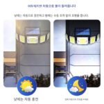 태양광 초고휘도 5개 헤드 벽등 야외 방수 인체 유도 정원등 공원 정원 호텔 빌라 가로등 - 이미지 4