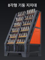 CNC 가공 센터 툴 홀더 랙 BT30 툴 홀더 보관 랙 BT40 툴 헤드 툴 카트 CNC 툴 홀더 랙 - 이미지 4