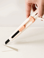 피츠 다기능 가위 2in1 노스틱 테이프 보호백 매뉴얼 오피스 홈 스테인리스 가위 - 이미지 4