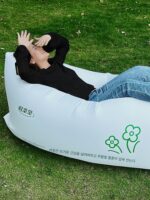 WHM 야외용 레이지 팽창식 소파 휴대용 에어 매트리스 캠핑 피크닉 장비 음악 축제 용품 - 이미지 3