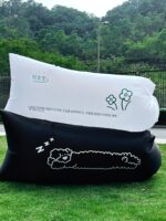 WHM 야외용 레이지 팽창식 소파 휴대용 에어 매트리스 캠핑 피크닉 장비 음악 축제 용품 - 이미지 5