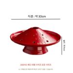 멜라민 드라이 아이스 식기 곱창 접시 크리에이티브 스모킹 예술적 컨셉 접시 접시 샤브샤브 소고기 양고기 롤 접시 핫팟 레스토랑 접시 접시 - 이미지 2