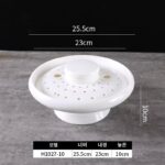 멜라민 드라이 아이스 식기 곱창 접시 크리에이티브 스모킹 예술적 컨셉 접시 접시 샤브샤브 소고기 양고기 롤 접시 핫팟 레스토랑 접시 접시 - 이미지 3