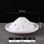 멜라민 드라이 아이스 식기 곱창 접시 크리에이티브 스모킹 예술적 컨셉 접시 접시 샤브샤브 소고기 양고기 롤 접시 핫팟 레스토랑 접시 접시 - 이미지 5