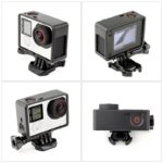 고프로 히어로3/3+/4 보호 프레임 휴대용 프레임 낙하 방지 프레임 녹음 마이크 어댑터 케이블에 적합 - 이미지 5