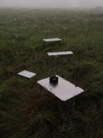 한국 HIDEOFF 야외 금속 테이블 캠핑 JETSETT 커피 테이블 사이드 테이블 오토바이 스타일 편리한 접이식 테이블 - 이미지 5