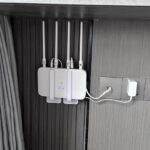 라우터 설치 랙 벽면 장착 펀치 프리 후크 다기능 공간 활용 아티팩트 TV 셋톱 박스 지지 랙