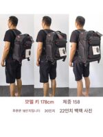 일본 수출 다기능 탑승 카트 가방 소형 경량 백팩 남성용 20인치 여행용 케이스 카메라 - 이미지 4