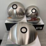 독일 INOX 과일 접시 세트 18/10 스테인리스 스틸 닦은 유럽 스타일 심플한 스타일 이사 선물 개인용 - 이미지 4