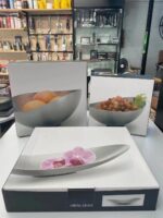 독일 INOX 과일 접시 세트 18/10 스테인리스 스틸 닦은 유럽 스타일 심플한 스타일 이사 선물 개인용 - 이미지 5