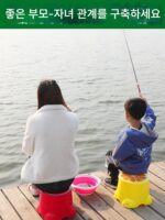 수입 카본 어린이 낚싯대 어린이 낚싯대 핸드낚싯대 1.5미터/1미터 특수 낚싯대 소형어용 낚싯대 세트 - 이미지 3