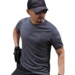 여름 야외 스포츠 라운드넥 느슨한 전술 반팔 특수 부대 군사 팬 반팔 CLMAX 속건 티셔츠 남성 - 이미지 5