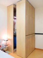 헤비듀티 수동 푸시풀 옷장 트랙 선형 이동 캐비닛 슬라이드 옷장 이동 무소음 가이드 레일 하드웨어 액세서리 - 이미지 4