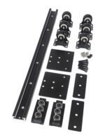 헤비듀티 수동 푸시풀 옷장 트랙 선형 이동 캐비닛 슬라이드 옷장 이동 무소음 가이드 레일 하드웨어 액세서리 - 이미지 5