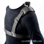 1인칭 시점 촬영 Gopro 스포츠 카메라 탄성 스트랩 고정 법 집행 레코더 단일 가슴 어깨 스트랩 - 이미지 4