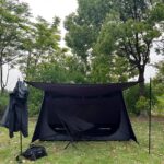 야외 캠핑 텐트 초경량 야외 생존 A형 쉘터 bc 더블 4계절 모기 방지 통풍 방수 텐트 - 이미지 4