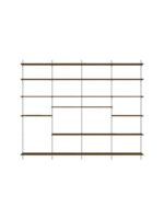 레트로 인스 스타일 벽걸이 장식 한 단어 파티션 랙 크리에이티브 벽걸이 수납 랙 디스플레이 랙 책장 - 이미지 5