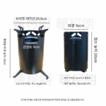 야외 캠핑, 사이클링, 요리 및 튀김용 장작 연소, 장작 스토브의 편리한 보관을 위한 휴대용 무연 화로 - 이미지 4