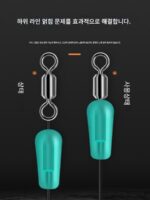 새로운 낚시 장비 경쟁력 있는 실리콘 특수 라인 엉킴 방지 우주 콩 대량 브랜드 액세서리 조합 - 이미지 2