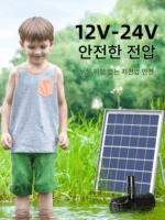 12V 태양 무브러시 순환 펌프 18V 잠수 펌프 분수 수로 이중 용도 소형 가정용 어항 24V 저전압 - 이미지 3