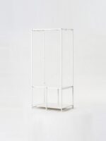 무인양품 접이식 철제 옷장 홈 심플 수납장 옷장 옷장 - 이미지 3