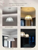 이탈리아 Fos Romeo Moon 디자이너 유리 샹들리에 레스토랑 침실 바 주방 스터디 램프 - 이미지 4