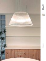 이탈리아 Fos Romeo Moon 디자이너 유리 샹들리에 레스토랑 침실 바 주방 스터디 램프 - 이미지 5