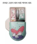 로프리 로프리 샤오차오 3모드 무선 블루투스 마우스 충전 맥 노트북 데스크탑 컴퓨터 태블릿 마우스 - 이미지 4