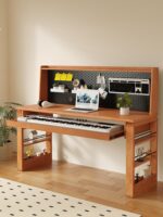 모든 견고한 목재 피아노 테이블 녹음 스튜디오 작업대 음악 작업대 편곡자 튜닝 테이블 전자 피아노 키보드 테이블