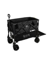 산악 고객 야외 캠핑카 접이식 휴대용 2층 노점 야시장 카트 범용 휠 검정 장비 - 이미지 3