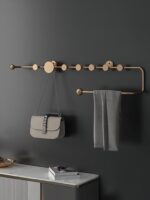 북유럽풍 라이트 럭셔리 코트걸이 침실 옷걸이 벽 장식 욕실 벽걸이 현관 탈의실 입구 옷걸이