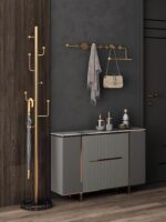 북유럽풍 라이트 럭셔리 코트걸이 침실 옷걸이 벽 장식 욕실 벽걸이 현관 탈의실 입구 옷걸이 - 이미지 2