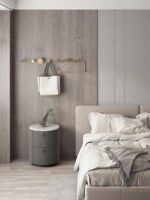 북유럽풍 라이트 럭셔리 코트걸이 침실 옷걸이 벽 장식 욕실 벽걸이 현관 탈의실 입구 옷걸이 - 이미지 5