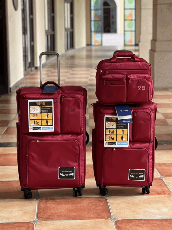 일본 수출용 20인치 초경량 무소음 옥스포드 천 캐리어 24인치 캐리어 대용량 28개 위탁수하물