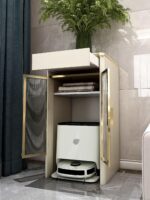 Yunjing Ecovacs 청소 캐비닛 보관 캐비닛 청소 로봇 청소기 보관 캐비닛에 적합한 심플하고 현대적인 가사 캐비닛 - 이미지 3