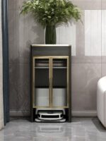 Yunjing Ecovacs 청소 캐비닛 보관 캐비닛 청소 로봇 청소기 보관 캐비닛에 적합한 심플하고 현대적인 가사 캐비닛 - 이미지 4